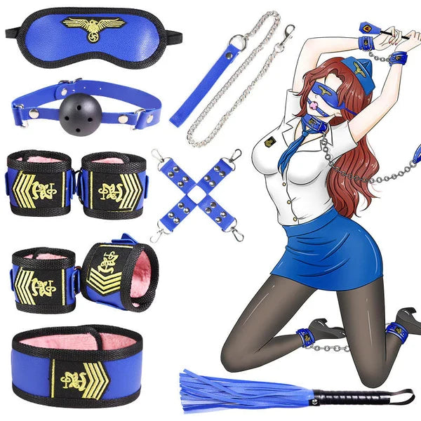 Policewoman Cosplay SM 8 Pcs Kit by ADOVEIL