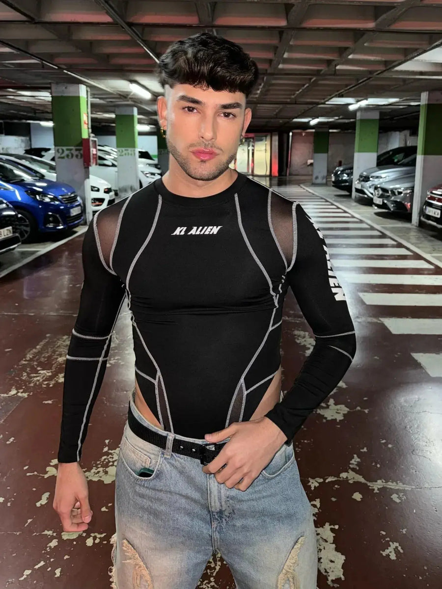 See-Through Bodysuit by ADOVEIL