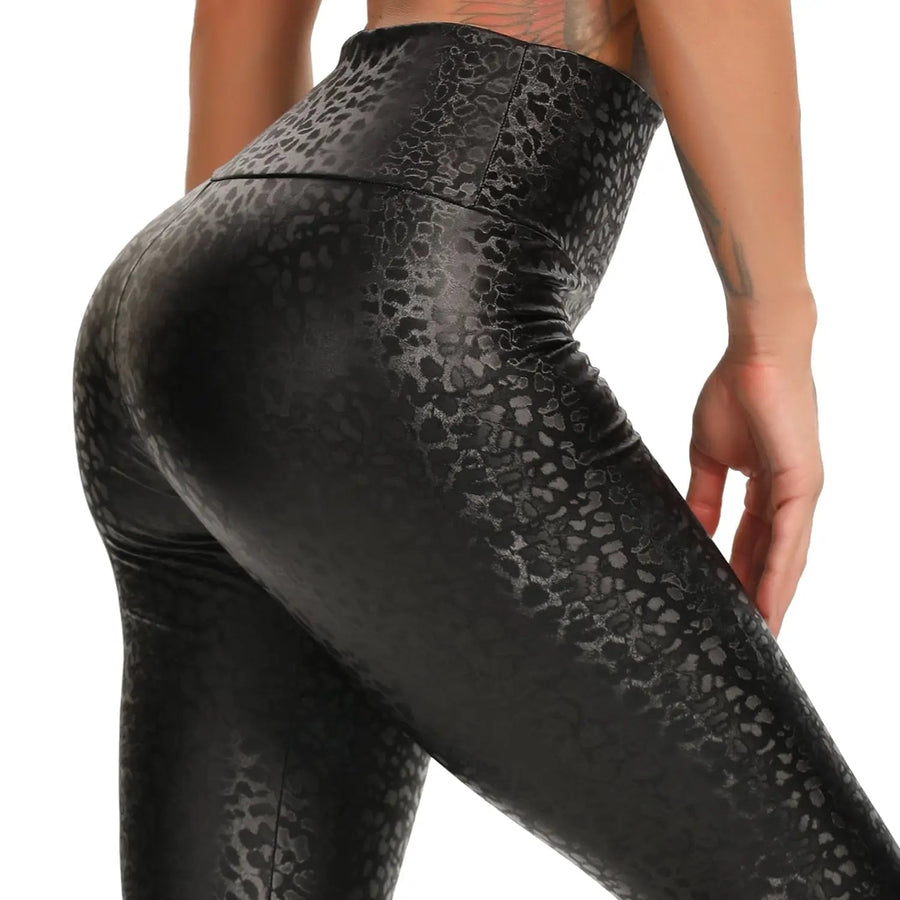 Leopard Leggings by ADOVEIL
