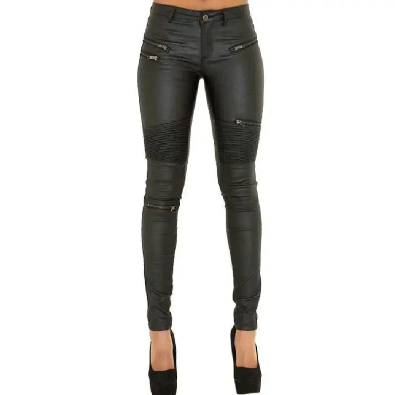 Leather Trousers by ADOVEIL