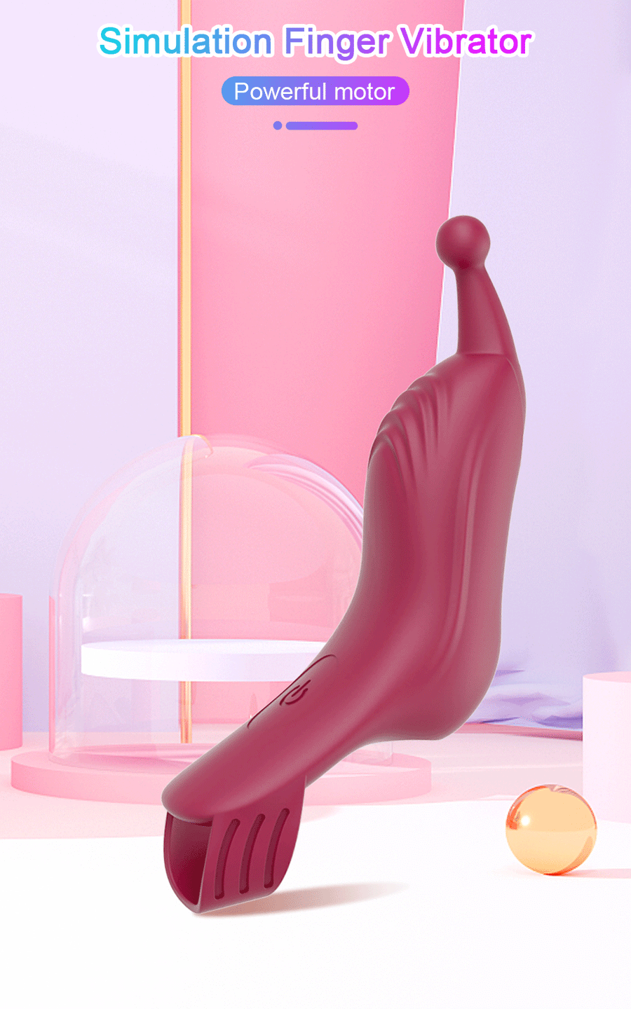 Fingroove Finger Vibrator by ADOVEIL
