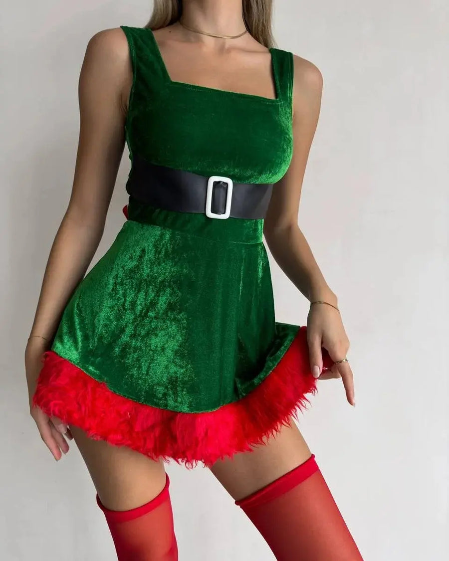 Mistletoe Magic Lingerie Set by ADOVEIL
