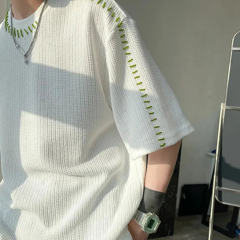 Men Summer Shirt by ADOVEIL