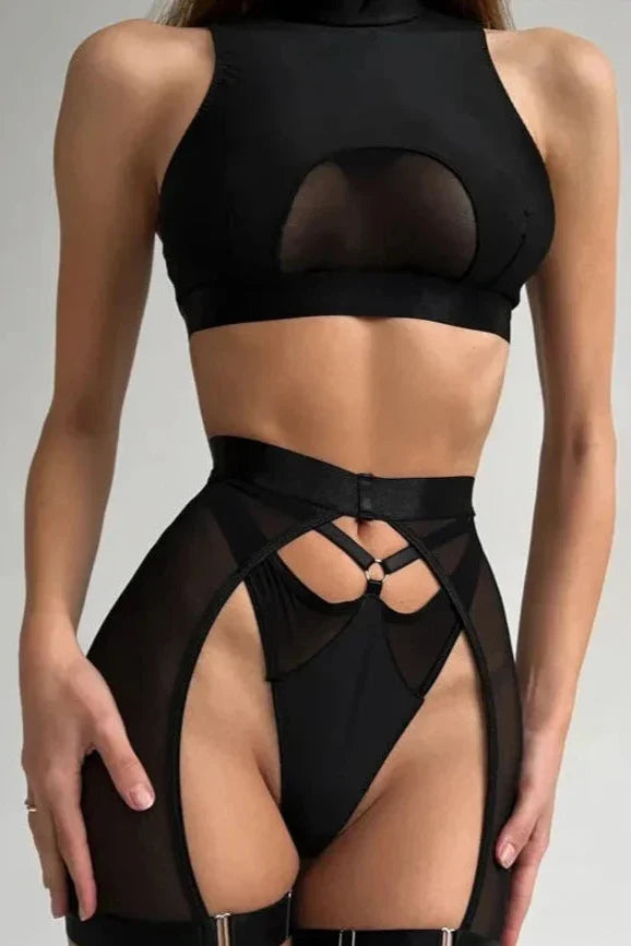 Haylie 3 Piece Vest Top Set by ADOVEIL