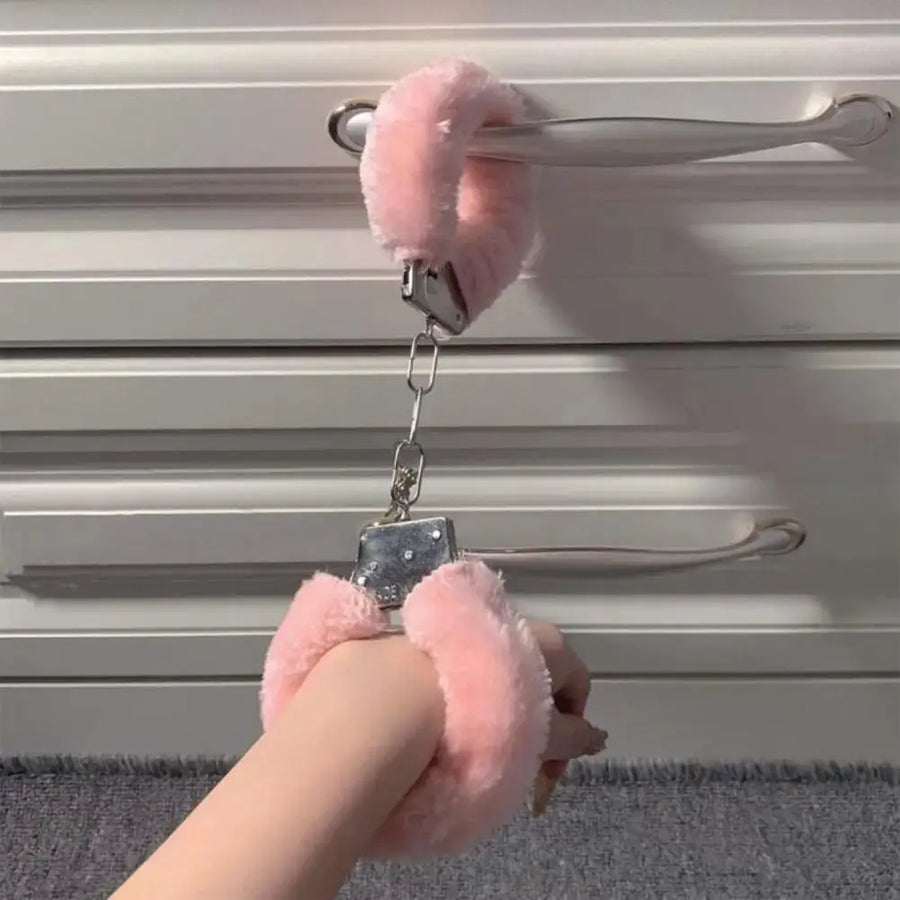 Fur Hand Cuffs by ADOVEIL