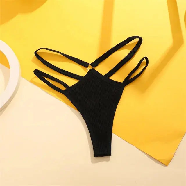 Drawn Lines Thong — ADOVEIL