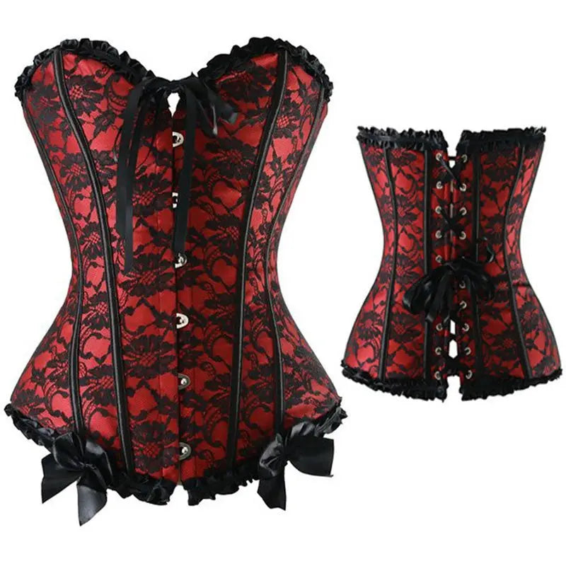 Vermillion Overbust Corset by ADOVEIL