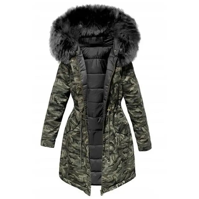 Winter Camo Coat by ADOVEIL
