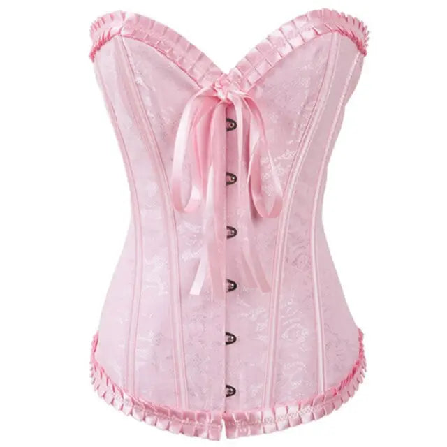 Blush Overbust Corset by ADOVEIL