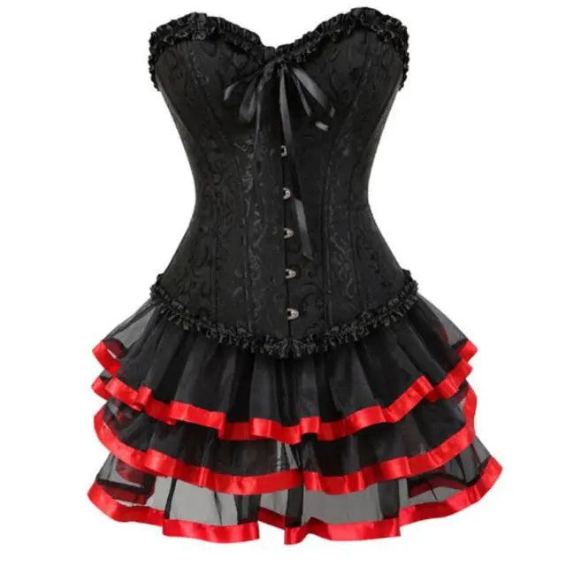 Scarlet Corset Dress by ADOVEIL