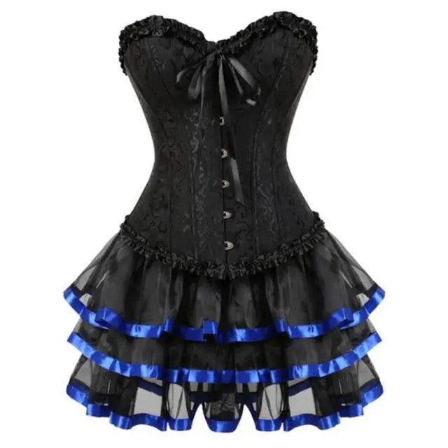 Sapphire Corset Dress by ADOVEIL