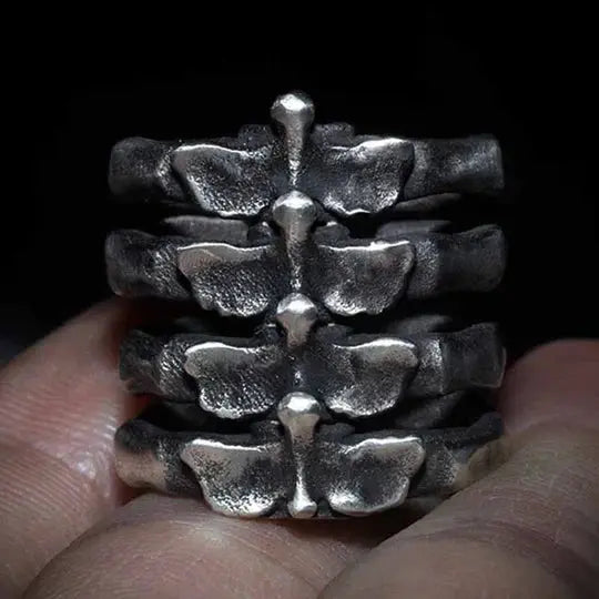 Men's Backbone Ring by ADOVEIL