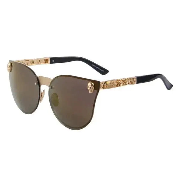 Unisex Skull Sunglasses by ADOVEIL