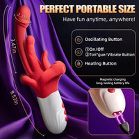 Violet Rose Vibrator by ADOVEIL — view 3