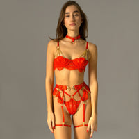 Adora Jewelry Lingerie Set by ADOVEIL — view 2