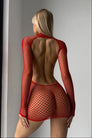 Delilah Open-Back Dress
