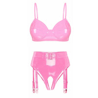 Passion Wetlook Lingerie Set by ADOVEIL — view 4