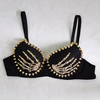 Metal Skeleton Bra by ADOVEIL — view 6