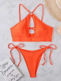 Sunset Citrus Bikini by ADOVEIL — view 3