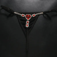 Crystal Heart G-String — ADOVEIL
