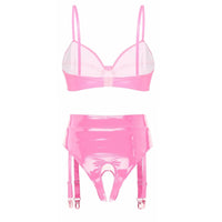 Passion Wetlook Lingerie Set by ADOVEIL — view 5
