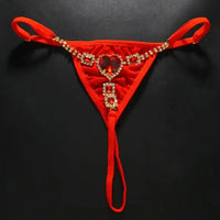 Crystal Heart G-String — ADOVEIL
