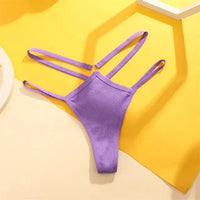 Drawn Lines Thong — ADOVEIL