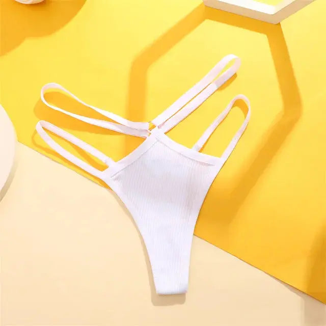 Drawn Lines Thong — ADOVEIL