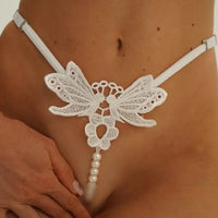 Double Strand Pearl G-String — ADOVEIL
