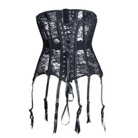 Onyx Underbust Corset by ADOVEIL — view 3